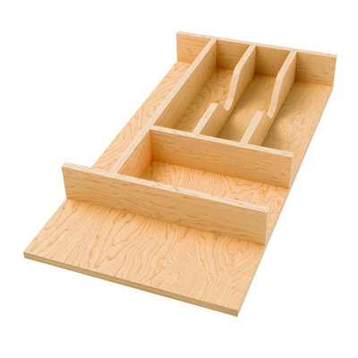 Rev-A-Shelf Natural Maple Right Size Utensil Drawer Insert
