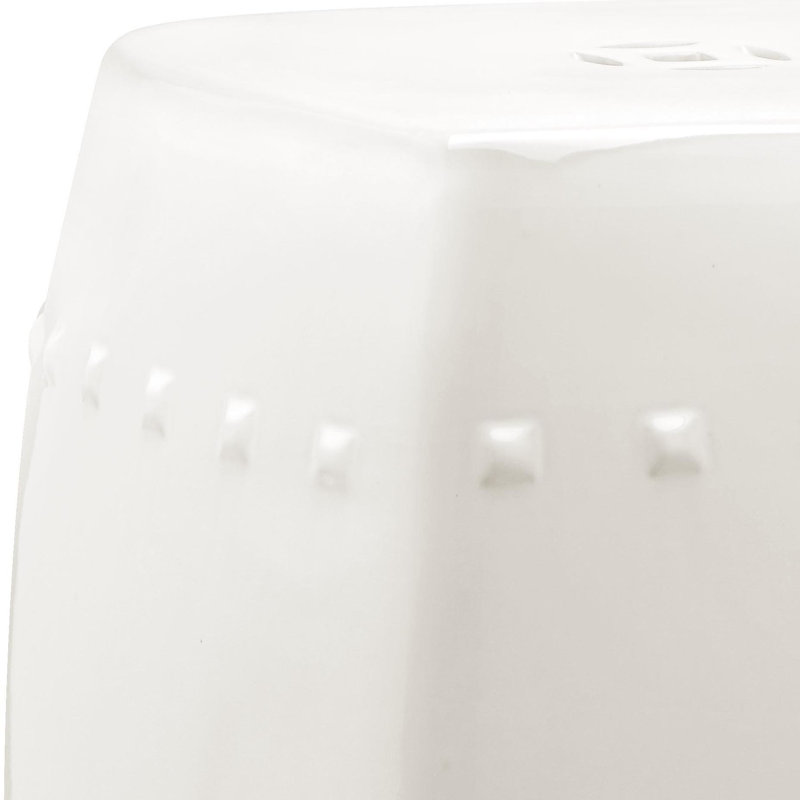 Tabouret de jardin Knudson, Crème