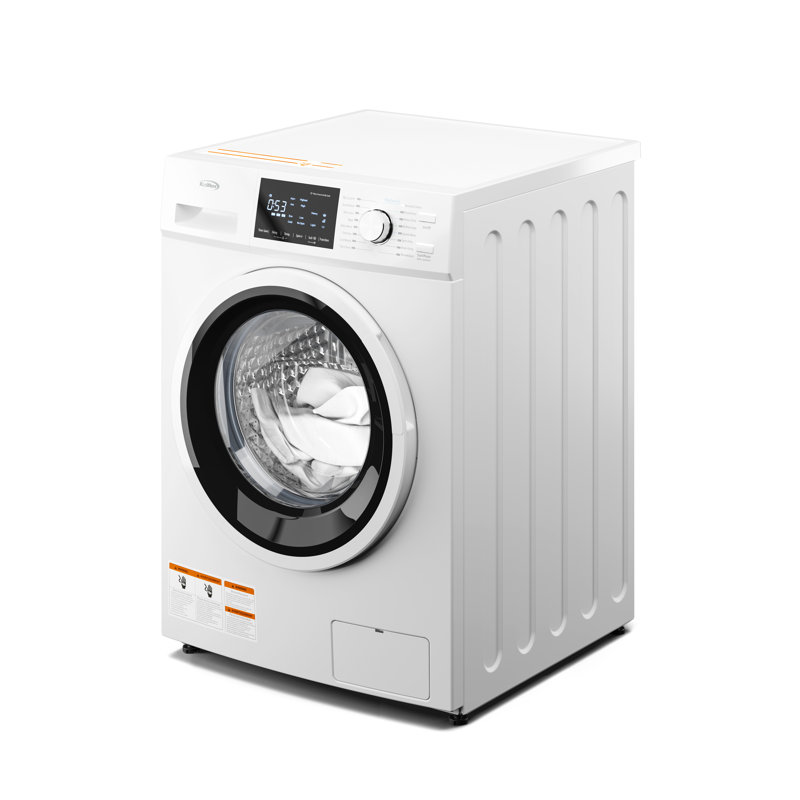 2.7 cu. ft. Stackable Front Load Compact Washing Machine in White, FWM-3CF-W