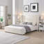 Upholstered Bed With Tall Headboard-221780153
