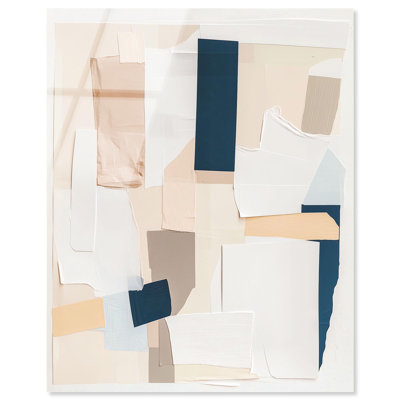 Torn Tints II Acrylic Print Blue Abstract Art by Art Remedy