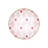 Pink Tile Patterned Heart Detailed Woven Base Decorative Carpet-202083044