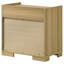 Table de chevet 2 tiroirs Rolle Naturel