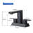 Black 2 Handle Centerset Bathroom Faucet,Matte Black 4 Inch Bathroom Sink Faucet Modern Vanity Faucets For Sink 3 Hole Lavatory Bath Faucet With Lead-Free Supply Hose And Pop Up Drain
