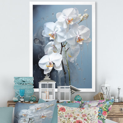 " Blue And White Orchid Tranquility "