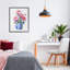 Blue Dynasty Blooms, estampe numérique, design par Shelly Craig-1841624687-1841624685