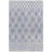 Geometric Flatweave Recycled P.E.T. Area Rug in Blue-444730799