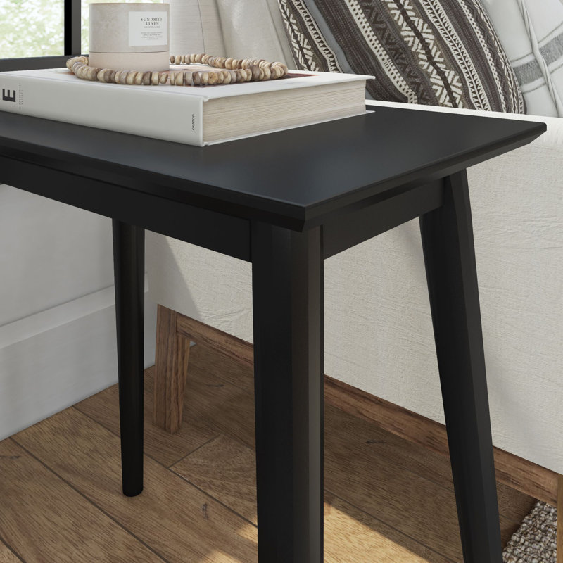 Table de bout Leaford, H 24 po x l 14,75 po x P 25 po, Noir