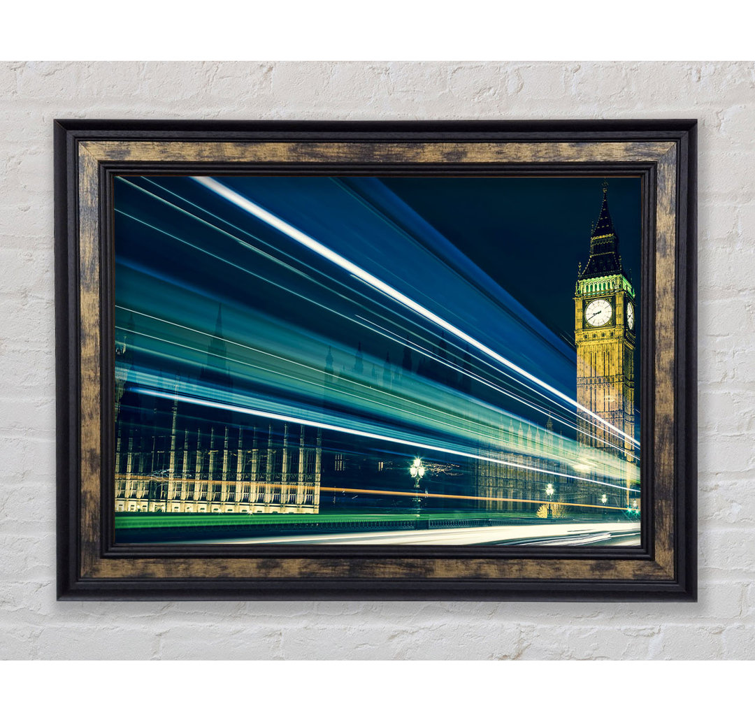 Big Ben Speed of Light 6 - Einzelne Bilderrahmen Kunstdrucke