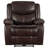 Niculai Upholstered Power Recliner Chair Dark Brown-636499524