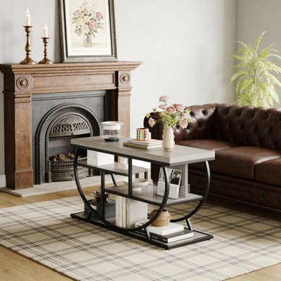 Console 39 po à 3 niveaux pour entrée, couloir, salon et vestibule