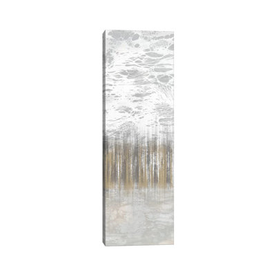 Neutral Staggered Lines II - Giclée sur toile tendue avec châssis