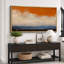 «Orange» et «Blue Horizon Cloudscape», grande impression sur toile encadrée - décor de ciel abstrait moderne-115271181-115271183