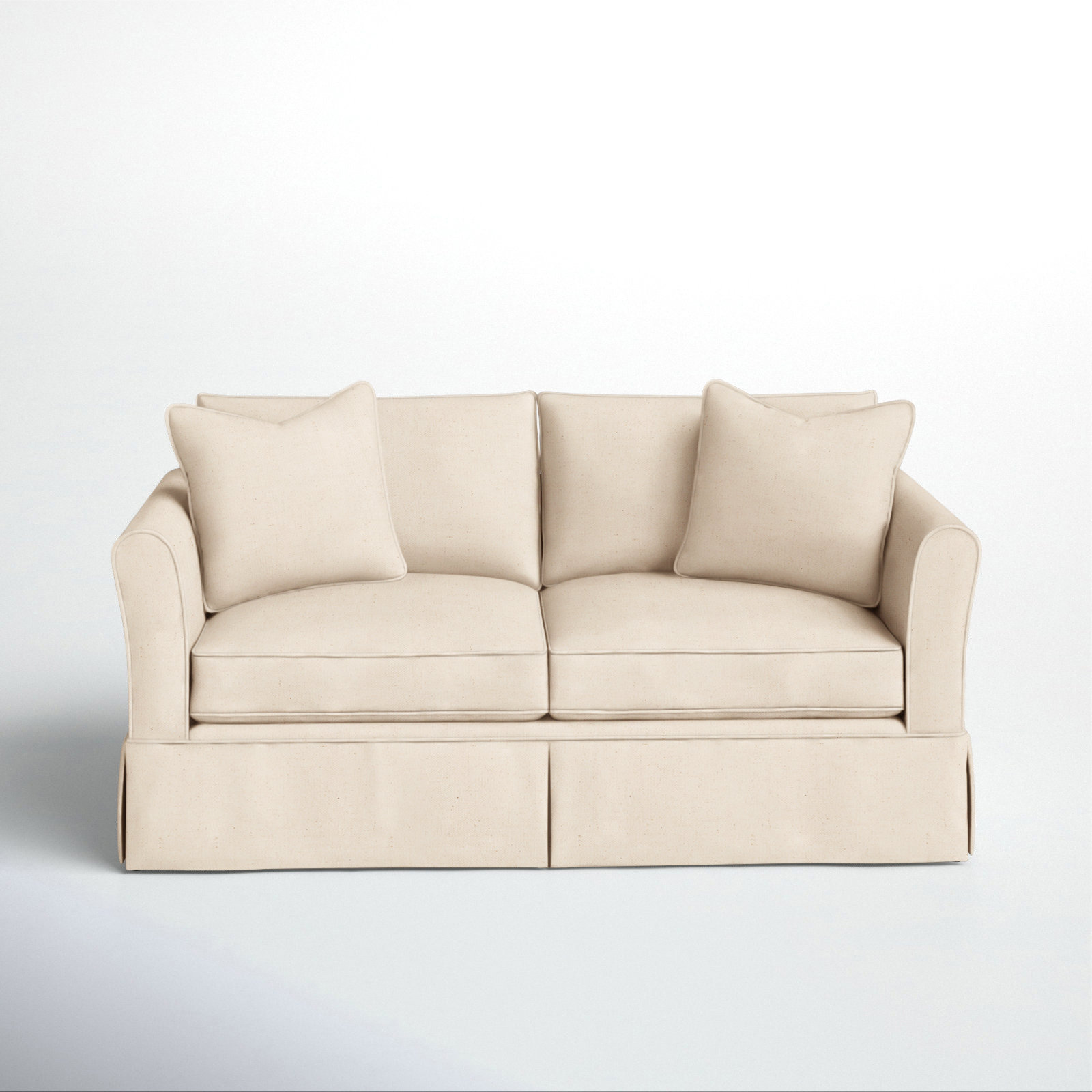 Shelby 60'' Upholstered Sleeper Sofa, Bayou Natural