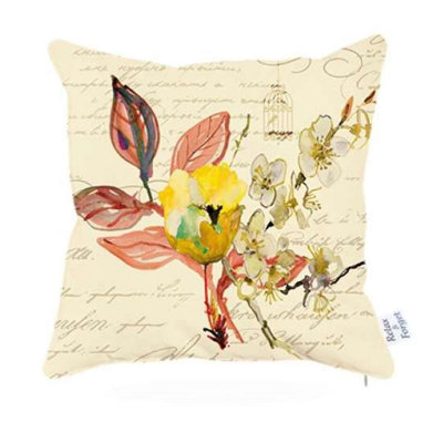 Housse et insert de coussin carré rétro