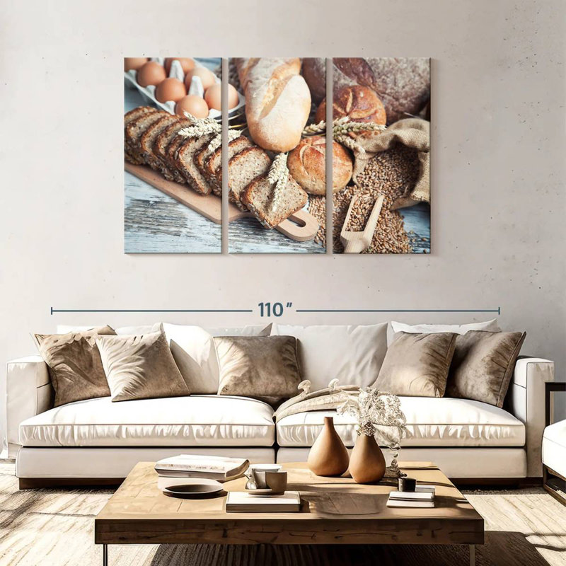 Yarlin Wholemeal Breads, 48" H x 74" W