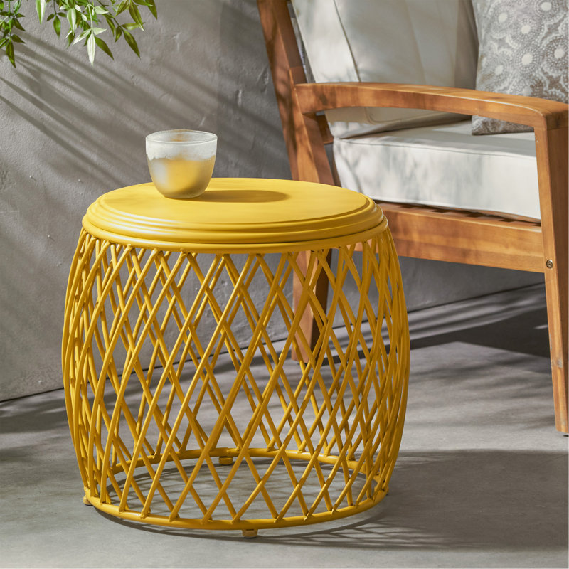 TABLE D'APPOINT 19,75 ALAMERAS, Jaune