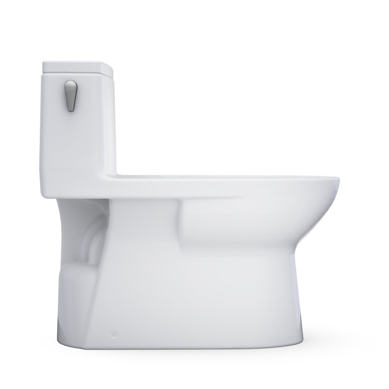 TOTO Redington 1G One-Piece Elongated 1.0 GPF WASHLET+ and Auto Flush Ready Universal Height Toilet with CEFIONTECT, Cotton White - CST672CUFGAT40#01