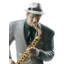 Figurine Jazz Saxophonist