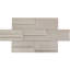 Magnitude Azul 4" x 8" Polished Ceramic Subway Tile in Grey