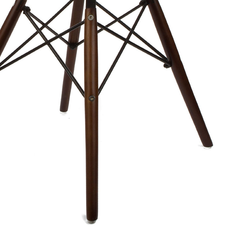 Cardone Arm Chair, Orange/Walnut