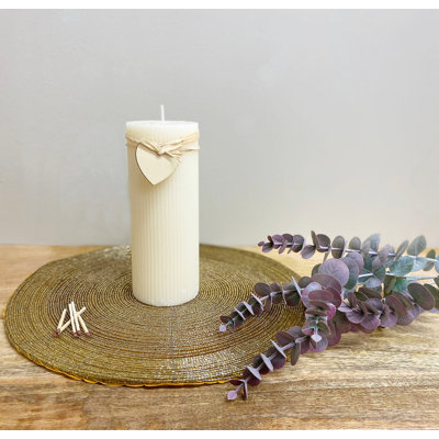 Unscented Pillar Candle