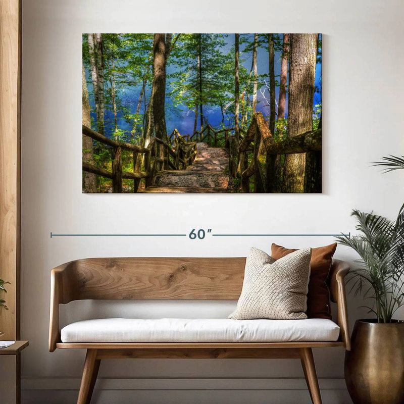 Lilie Lake Michigan Stairs, 32" H x 48" W