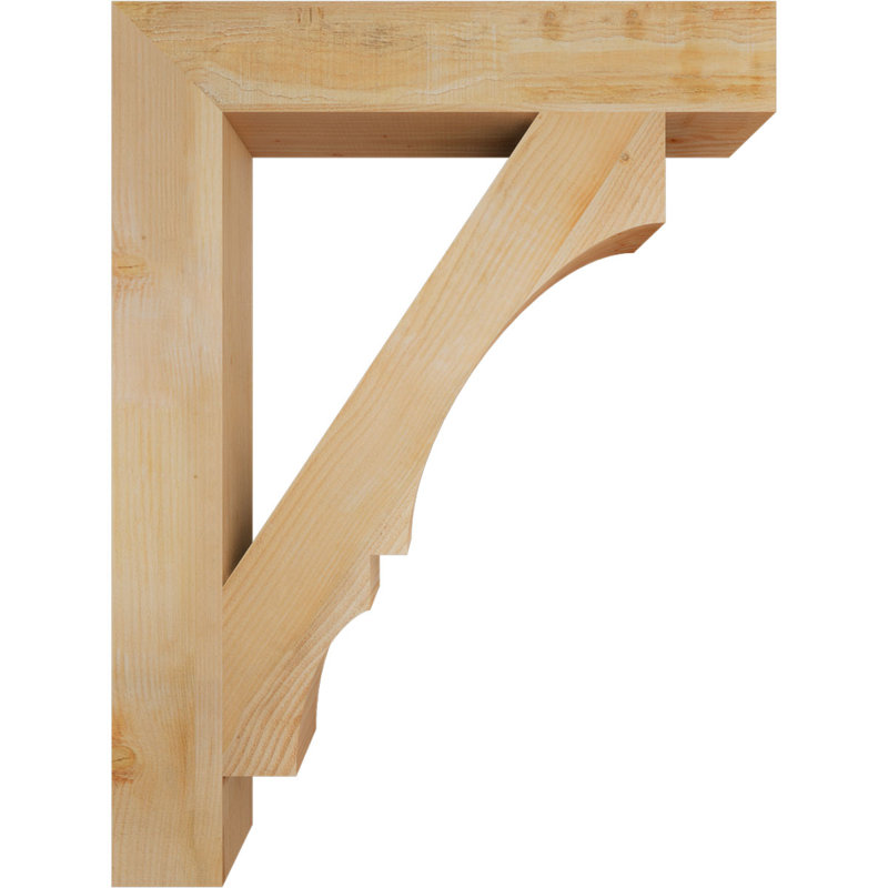 Support de bloc Balboa, Sapin Douglas scié brut, L 6 po x P 36 po x H 48 po