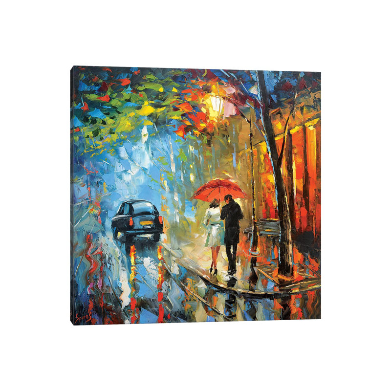September Rain by Dmitry Spiros - No Frame Gallery-Wrapped Canvas Giclée on Canvas, 66.04 cm H x 66.04 cm W