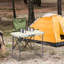 Table de camping pliante en aluminium