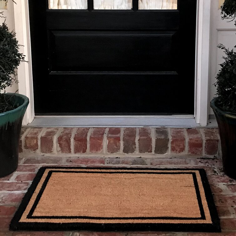 Altarik Non-Slip Geometric Outdoor Doormat