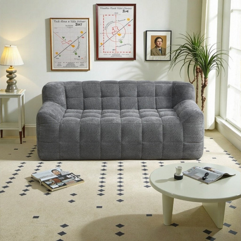 Canapé modulaire à mémoire de forme - configurations flexibles avec tissu de qualité supérieure et aucun assemblage requis