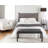 Maddison Queen Upholstered Braided Panel Headboard-1924656304