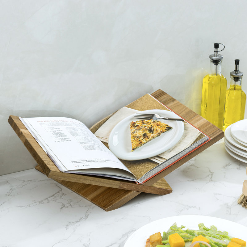 Support pour livre de cuisine Acacia