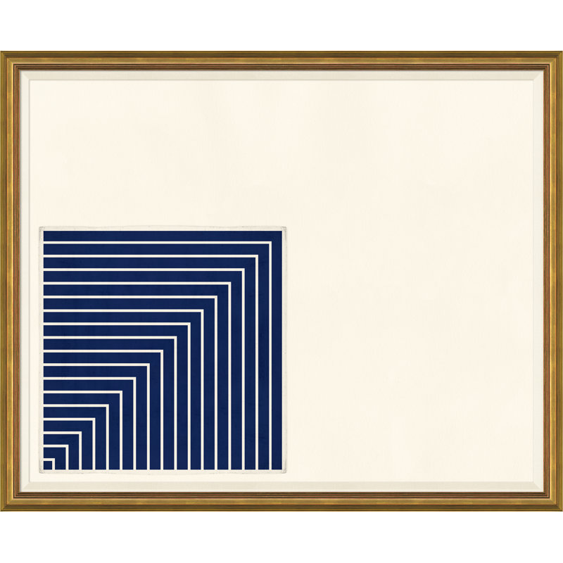 «Homage to Stella - Blue» par David Phoenix - cadre photo, impression sur papier