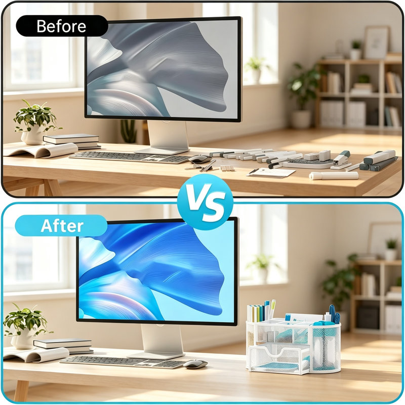 Iron Desk Organiser