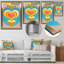 Brillant cœur rouge contemporain II - décoration murale abstraite romantique en métal - MT81329-87836473