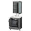 Sheffield 30" Freestanding Single Bathroom Vanity with Quartz Top with Medicine Cabinet-1834948653-1834948650-1834983873