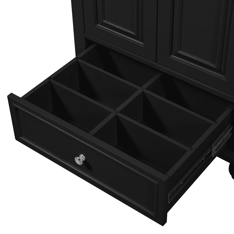 Meuble-lavabo de 24 po avec lavabo en céramique, armoire de rangement avec portes à fermeture douce, armoire de salle de bain avec tiroir et séparateurs de tiroir