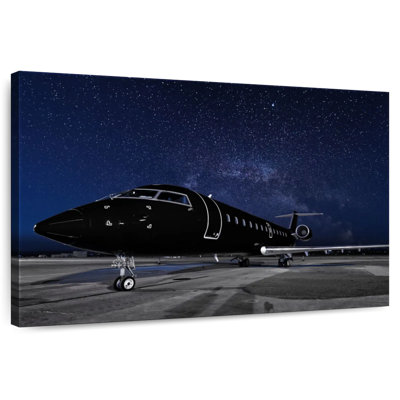 Jet privé noir