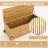 Costway 50'' W 48 Gallons Acacia Deck Box in Natural