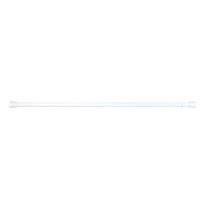Kenney Twist & Fit  24-40 Inch Adjustable Straight Stall Tension Shower Curtain Rod