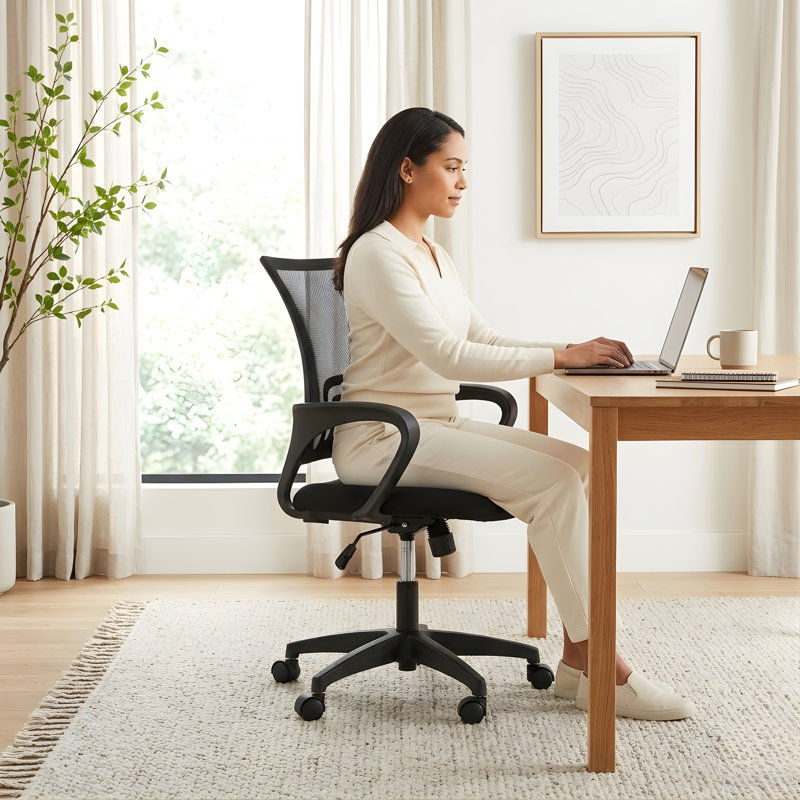 Sealy Jupiter Swivel Mesh Office Chair with Arms and Tilt