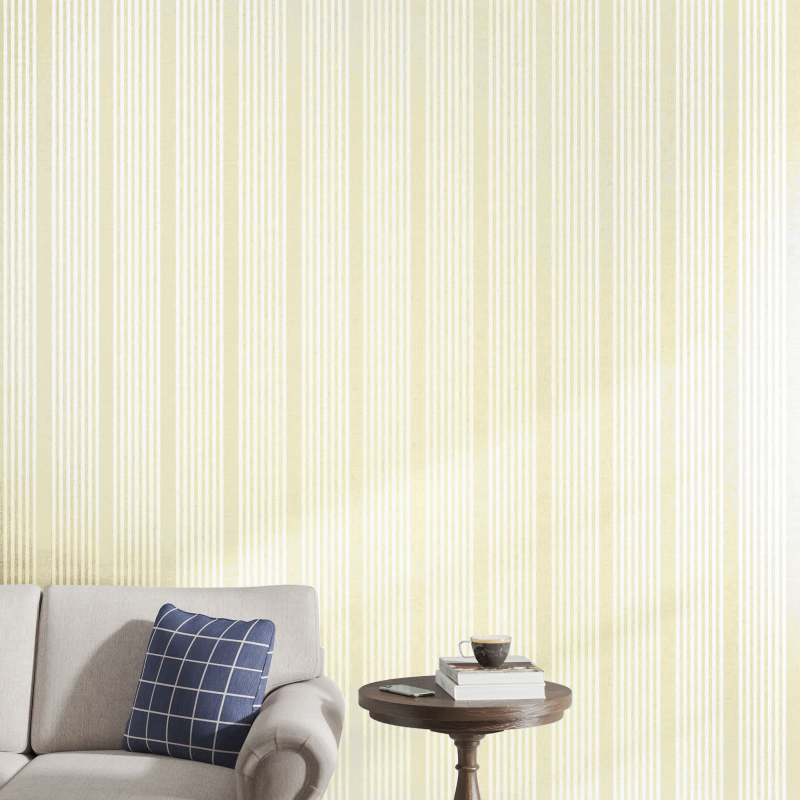 Varanasi Wallpaper Double Roll, Yellow