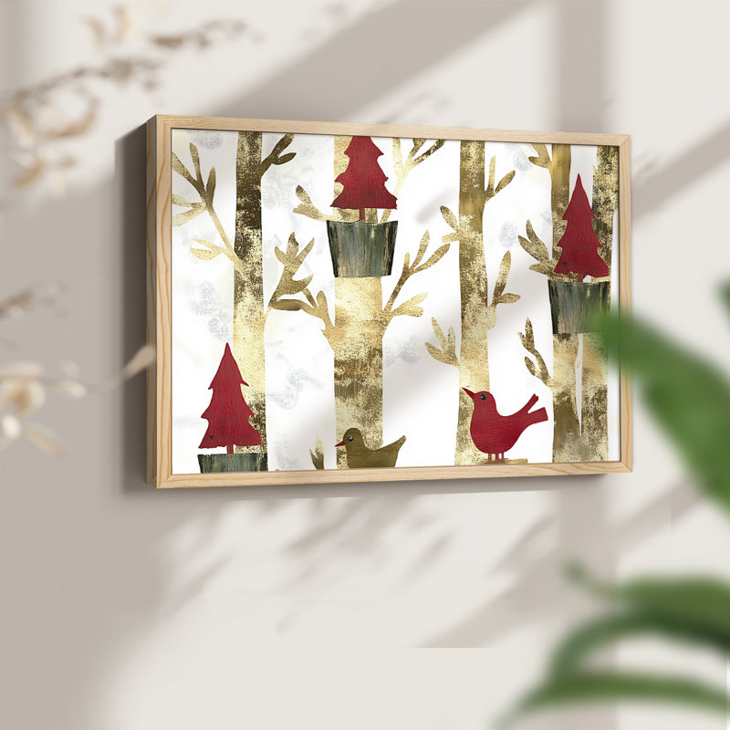 Art de Noël - DCLVI - Reproduction encadrée - Restickable, Naturel, H 16 po x l 20 po