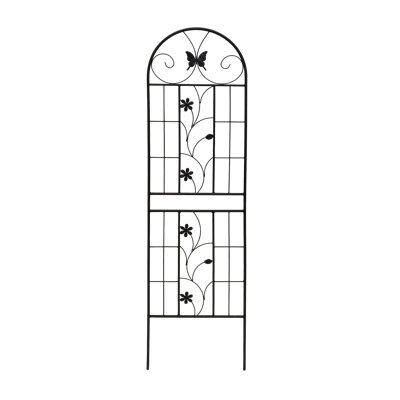 Sturdy Rustproof Iron Trellis For Outdoor Climbing Plants Garden Support