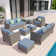 Wicker/Rattan 8 - Person Seating Group With Cushions