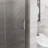 34 To 35-3/8 In. W X 72 In. H Bi-Fold Semi-Frameless Shower Doors With Clear Glass-112593877