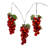 75L Large Purple Grape Cluster LED Light Set with Green Wire-51895216