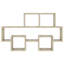 Gladdy 7 Piece Cube Shelf